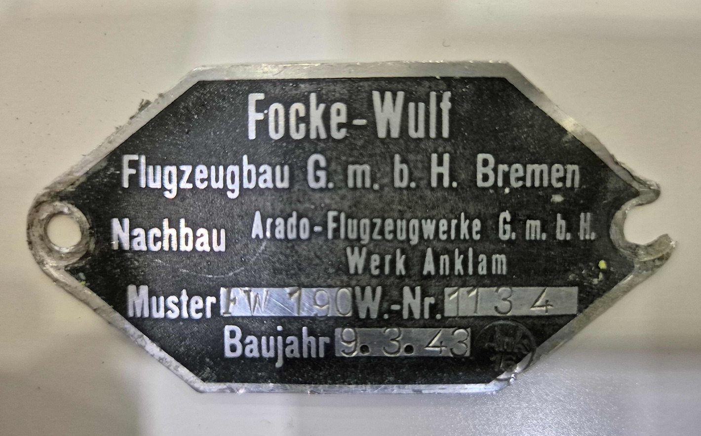 focke wulf 190 plakart
